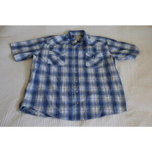 Roper Western Shirt Short Sleeve Men's‎ XL